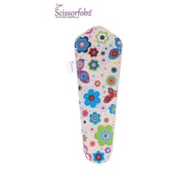 SCISSORFOBZ - Fundas protectoras para tijeras grandes, diseño de mariposas de color marfil, #SL-221