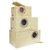 Sturdy Nest Box - Cage Attachment, Hinged Lid, Perching Ledge