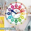 Children’s Learning Large 12” Wall Clock – Early Development and