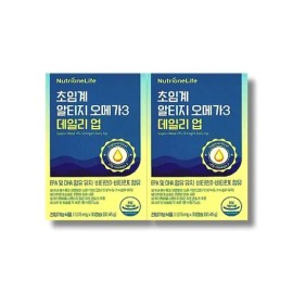 Nutri One Life [Barley Damda] Nutrione Supercritical Altige Omega 3 Daily Up 30 Capsules 2 Boxes / [보리담다] 뉴트리원 초임계 알티지 오메가3 데일리업 30캡슐 2박스