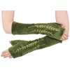 Purwonder Women's Velvet Arm Warmers Design No. 14 -
