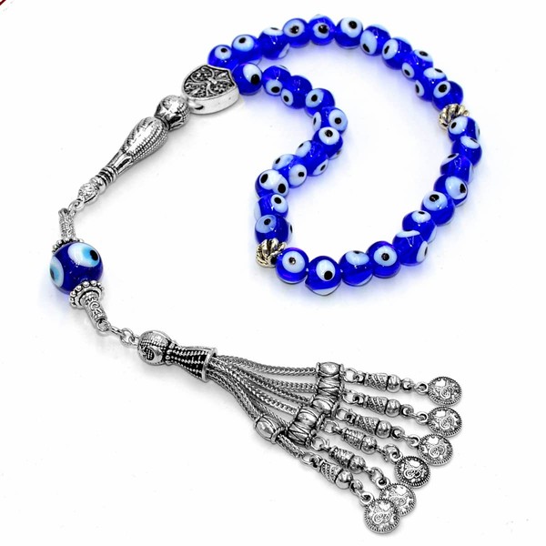 ALBATROSART Design -Handmade Evil Eye Beaded Collection Worry Beads -