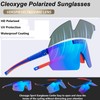 Cleoxyge Polarised Cycling Glasses Men Women Quick Glasses Sunglasses Mirrored