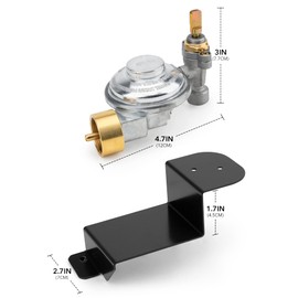 Stanbroil Gas Grill Replacement Valve Regulator Assembly for Weber Q1000 Q1200