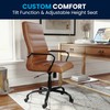 Flash Furniture Whitney High-Back Swivel LeatherSoft Desk Chair with Padded