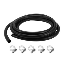 HOPESPANNER 3/4" Fuel Line Kit 20ft Vacuum Hose Automotive Fuel Hose with 5 Clamps 1 Set