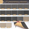 Premium 120 Grit Wet Dry Sandpaper Sheets 9"x11" - 12