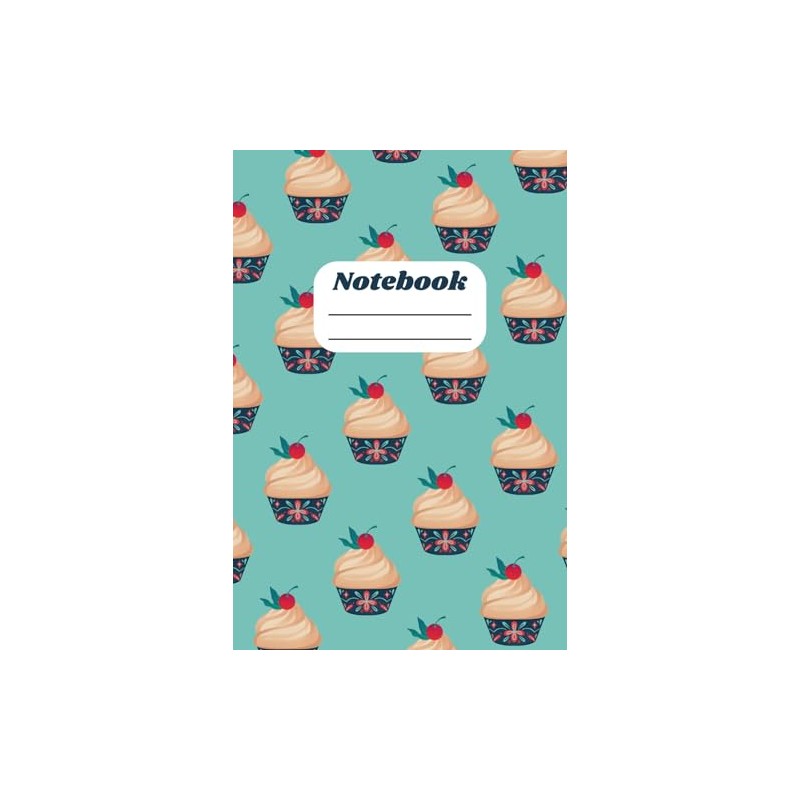 Winter Cupcake With Cherry On Top: Notebook