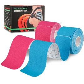 PHYTOP Kinesiology Tape Athletic |Pre-Cut, Mix Set K Tape Strips 10 x 2 inches for Muscle & Joints and Sports & Physical (2)