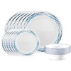 Corelle Vitrelle 18-Piece Service for 6 Dinnerware Set Triple Layer