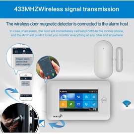 LWOHSI PIR Motion Sensor Volumetric Alarm Wireless Compatible with All Control Panels