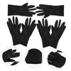 FOMIYES 3sets Barber Hair Dye Gloves Non-slip Hand Protectors for