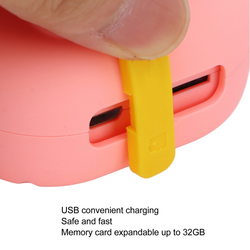 Kids Camera 12MP Dual Front Rear Lens 1080P Children Digital
