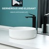 Davivy 14'' Round Vessel Sink with Pop Up Drain,Bathroom Vessel