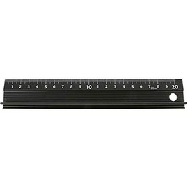 Multifunctional Straight Ruler, 1Pcs Aluminum Alloy Ruler Protection Anti Slip Drawing Tool(20cm)