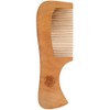 'I Find My Food Where Others See Weeds' Wooden Comb