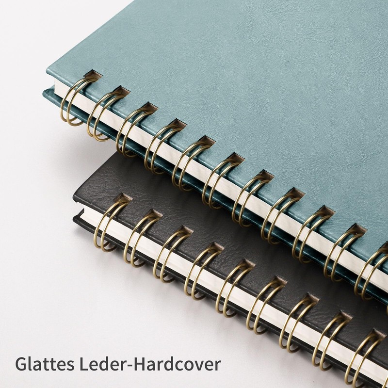 RETTACY Notebook A5 Lined Bullet Journal with 100 g/m² Thick