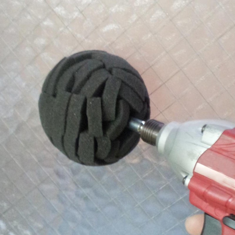 Sunflex No.4353 Sponge Polisher Bonburi Diameter 3.5 inches (90 mm)