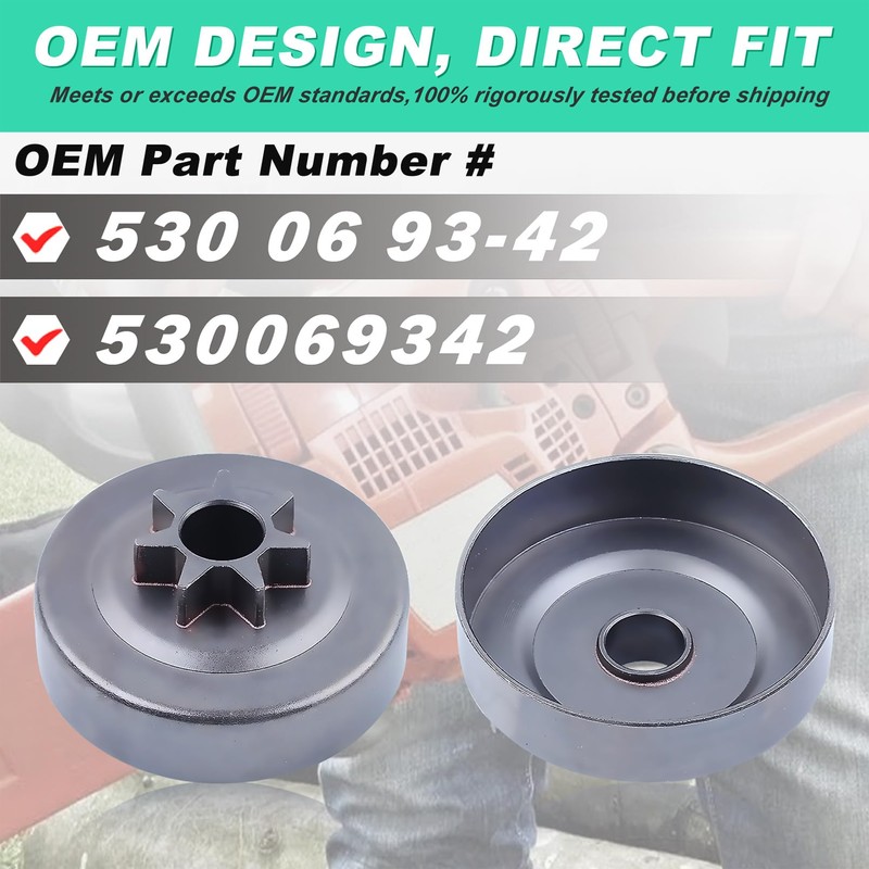 Adefol Clutch Drum Sprocket Needle Bearing Kit for Husqvarna 36