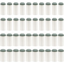 LimCryspp 40uds Puntas para Tacos de Billar, Juego de Repuesto con 4 Tamaños (9mm/10mm/12mm / 13mm) - Fácil Instalación Sin Herramientas, Accesorios Esenciales para Palos de Billar (‎Blanco)