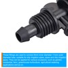 MECCANIXITY Drip Irrigation Barbed Tee 3-Way Fitting 8mm to 4mm