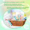 Medanera 72 Pcs Mini Disposable Toothbrushes Bulk 5-in-1 Individually Wrapped