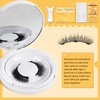 Ciglia Finte Magnetiche Naturali, Ciglia magnetiche riutilizzabili con applicatore, non