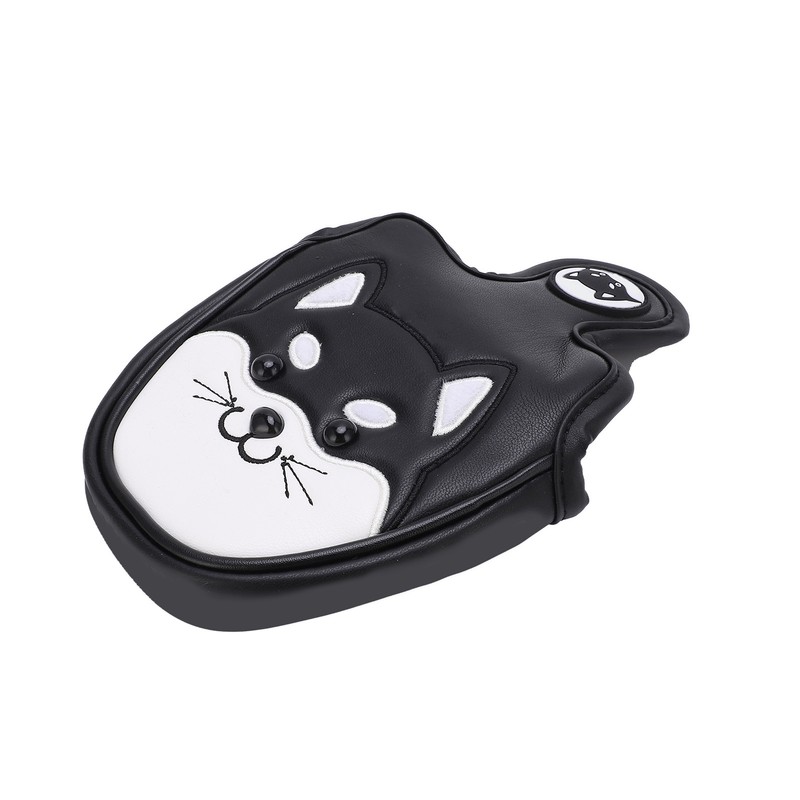PU Leather Golf Putter Head Covers with Magnetic Closure Waterproof