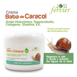 Crema Baba De Caracol Y Acido Hialuronico Piel Sensible 1lt                                                                                           