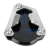 Yuecoom Motorcycle Kickstand, Motorcycle Kickstand Extension Pad, KSP-137-BLK Parking Side