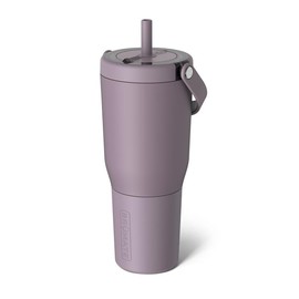 BrüMate Resa 35oz 100% Leakproof Insulated Travel Tumbler | Cup-Holder Friendly Insulated Tumbler | Built-in Silicone Sleeve and Easy Carry Handle:_Lilac Dusk