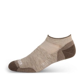 Minus33 Merino Wool Clothing Mountain Heritage - Calcetines ligeros para hombre, fabricados en Estados Unidos, New Hampshire, Oatmeal, Small