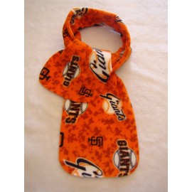 Unbranded New SAN FRANCISCO GIANTS Team Logo Baseball Scarf Fleece 60" Long 9" Wide