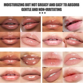 Summer Lip Butter Balm, Moisturizing Tinted Lip Balm, Long-Lasting Moisture To Soothe Dry Chapped Lips, Instant Shine And Hydration Tinted Soothing Lip Care (01# Vanilla)