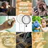 30X Handheld Magnifying Glass with 12 LED Lights, 12 LED