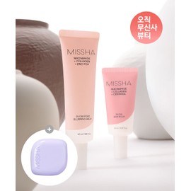 Missha Glow Skin Balm 20ml & Pore Blurring Balm 40ml (+ Mini Cushion Gift)