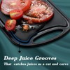 hunnycook Breakfast Board Set of 6 with Juice Groove, 22
