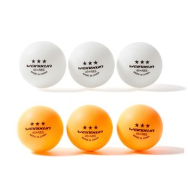 HOXHA Sports Ping Pong Balls Training 3 Star Table Tennis Balls, 60 balls a bottle Professional Ping Pong Balls, Durable High Performance Indoor and Outdoor Compatible Fun as a Cat Toy