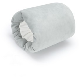 Blublu Park Kleines Stillkissen & Ministillkissen für Babys, Armfütterungskissen mit Wechselbezug, Stillmuff für Fläschchen & Stillen, ergonomisches Stillkissen für Neugeborene (Graue)