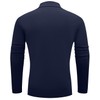 Sailwind Men's Thermal Pullover Sweater with Lightweight Turtleneck and Long