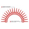 FourShow Pack of 50 Replacement Blades Compatible with Ferrex Strimmer