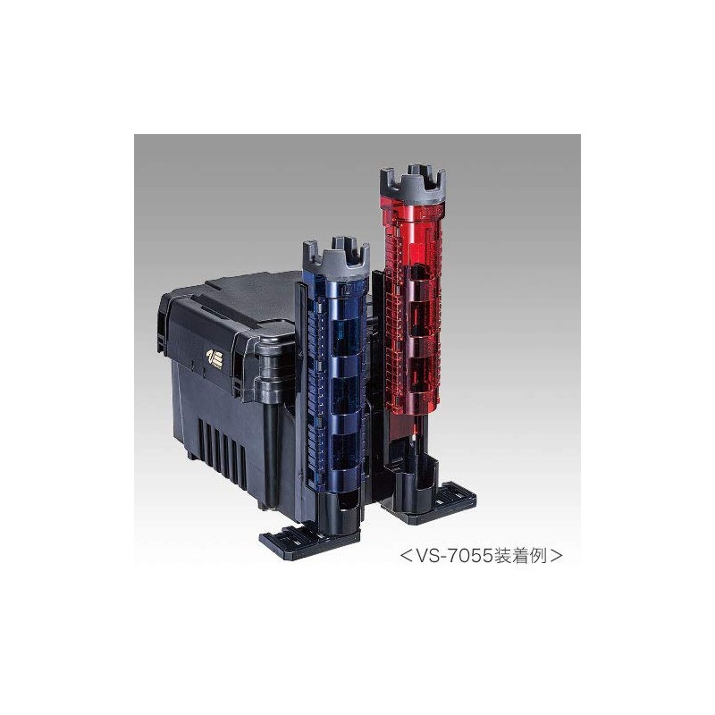 MEIHO BM-300 Rod Stand, Light, Clear Red x Black
