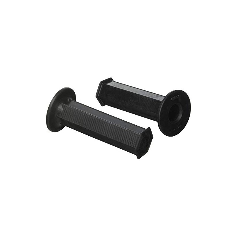 キジマ (kijima) バイク グリップ 六角 ブラック 130X22.2mm クローズ 原付 スクーター