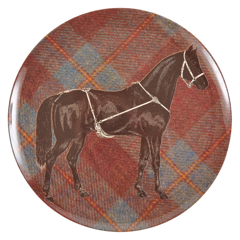 EQUUS TWEED SIDE PLATES SET/4
