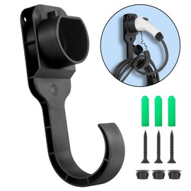 Alyoen Type 2 Wall Mount, Wall Box Cable Holder for Storing Cables, Charging Cable Holder, Cable Wall Mount, Compatible with All EU Compliant Type 2 Charging Cables