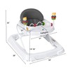 BABY JOY Baby Walker, Foldable Activity Walker with Adjustable Height,