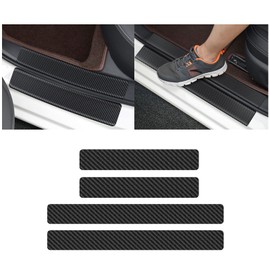 Car Side Step Car Door Sill Protector Mazda CX-3 / Mazda CX-5 / Mazda CX-8 / Mazda Carol / Mazda 3 New Mazda3 Sedan MAZDA3 Fastback "BP Series Fastback SEDAN" Car Side Step Cover Guard Welcome Pedal Protector Cover Cover Leather