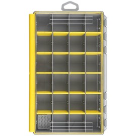 Waterproof Fishing Tackle Box, 3600/3700 Deep Tackle Trays Fishing Plastic Box Organizer with Adjustable Dividers Transparent Fishing Gear & Accessories Storage Box for Saltwater Freshwater Fishing