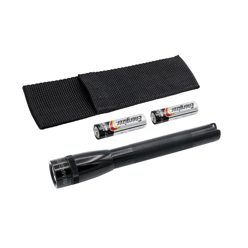 Brightness: 332 lumens / Body Color: Black Mini Maglite Pro