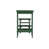 Boraam Niko Folding Step Stool-Equestrian Green, 24-Inch